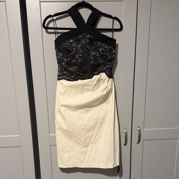 Hybrid Dresses & Skirts - NWT Elegant Black and Cream Lace Dress